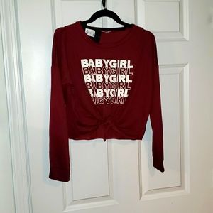 Crop Long sleeve top